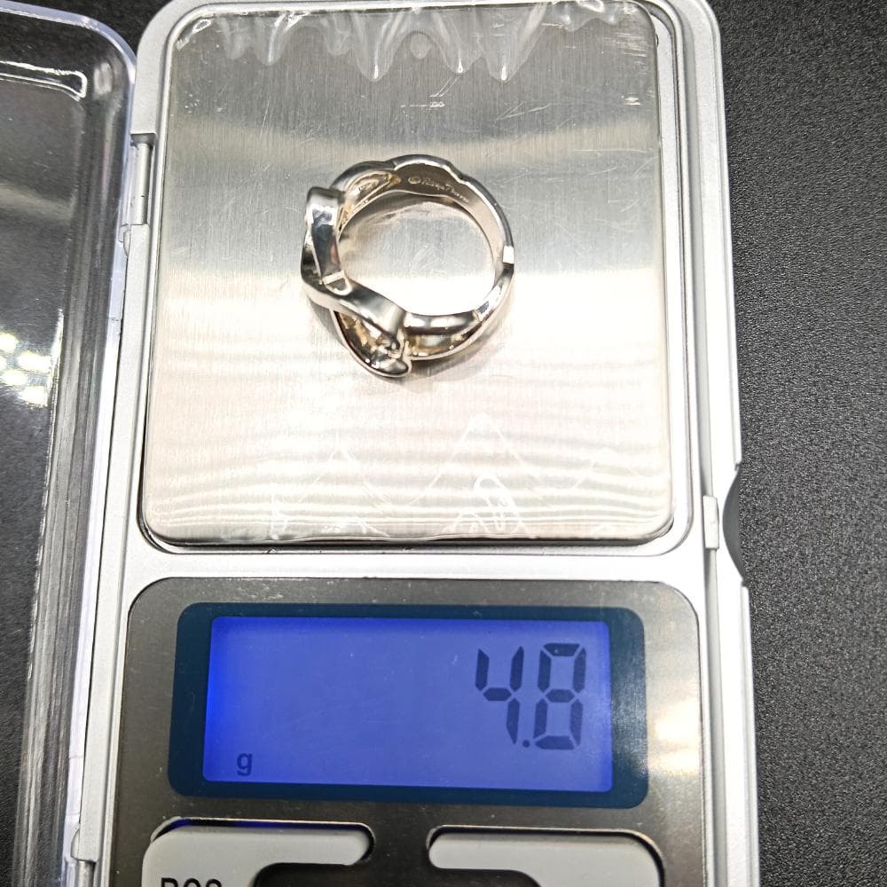 ティファニー ダブルラビングハート リング レディース 8号 パロマピカソ