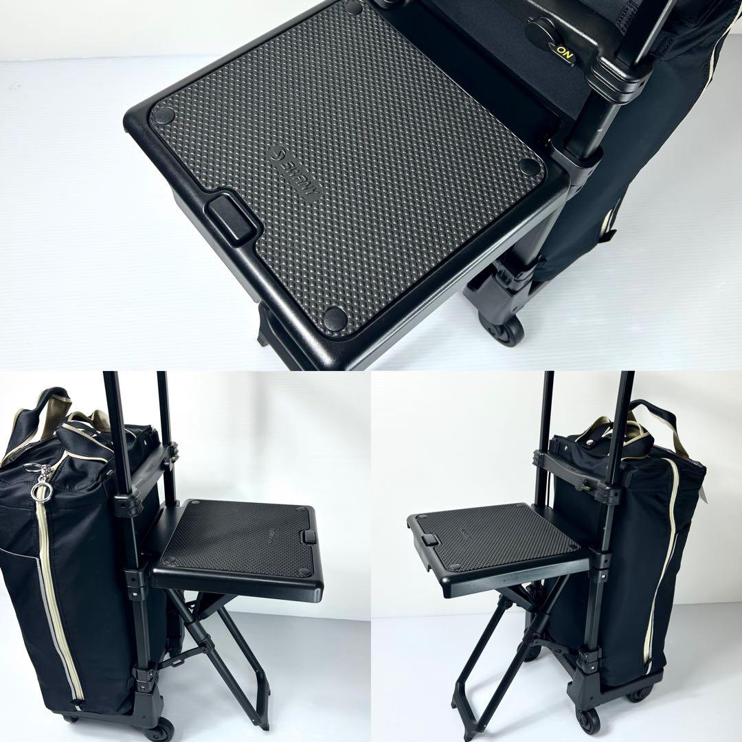 未使用級☆SWANY スワニー D-639 L21 プレーネ 座面付 ブラック