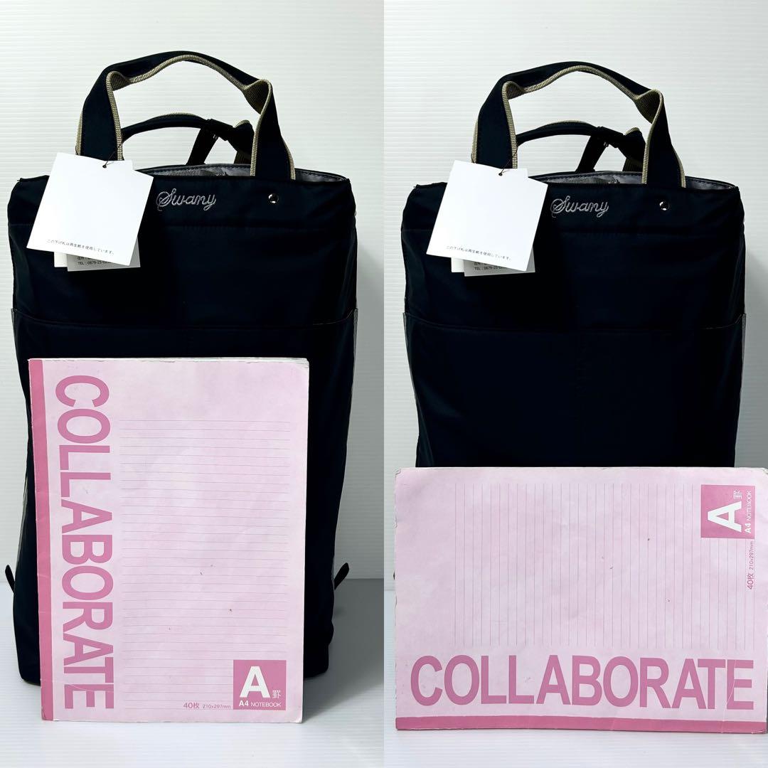 未使用級☆SWANY スワニー D-639 L21 プレーネ 座面付 ブラック