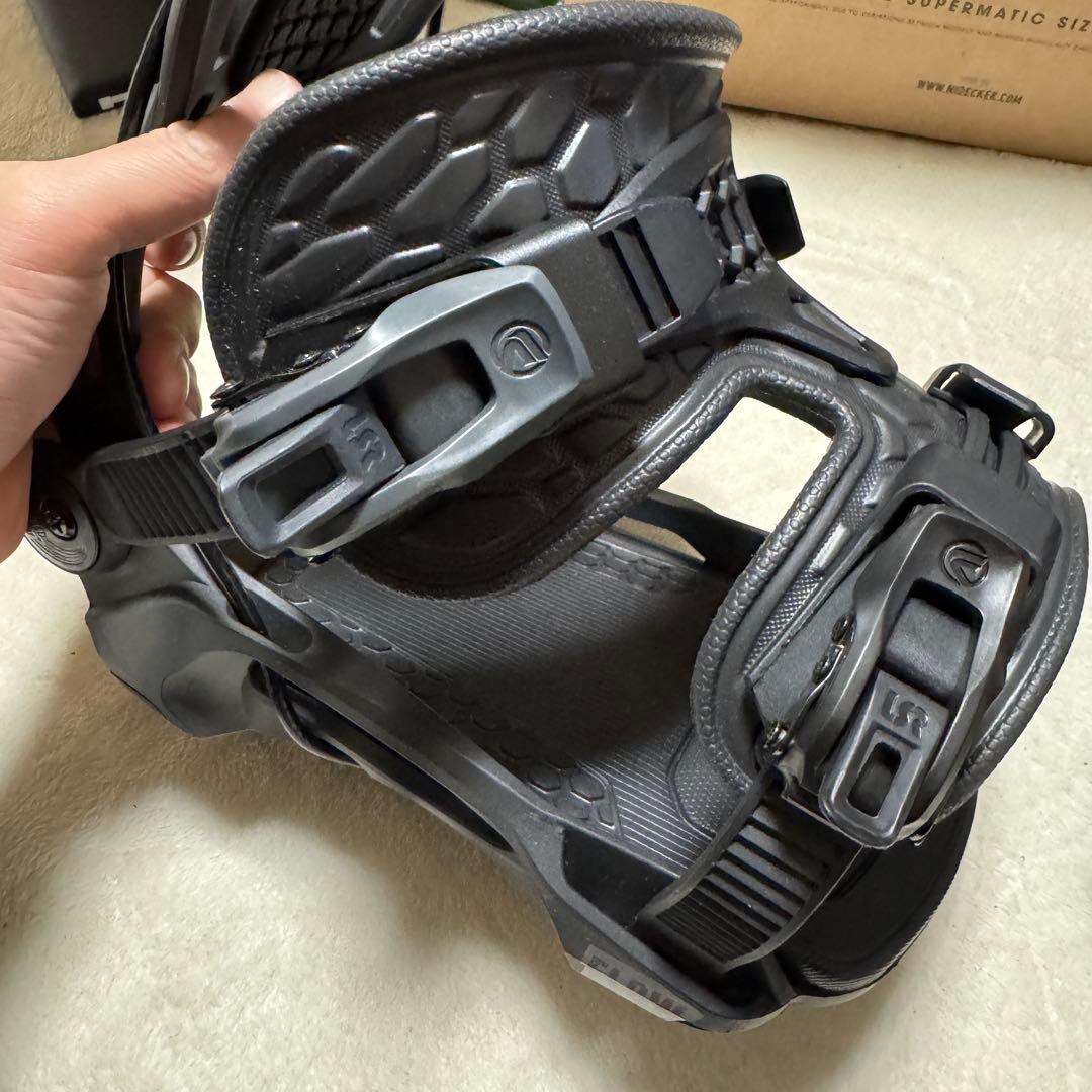 D*k様 FLOW/フロー FENIX-PLUS Lサイズ黒 スノーボードバイン