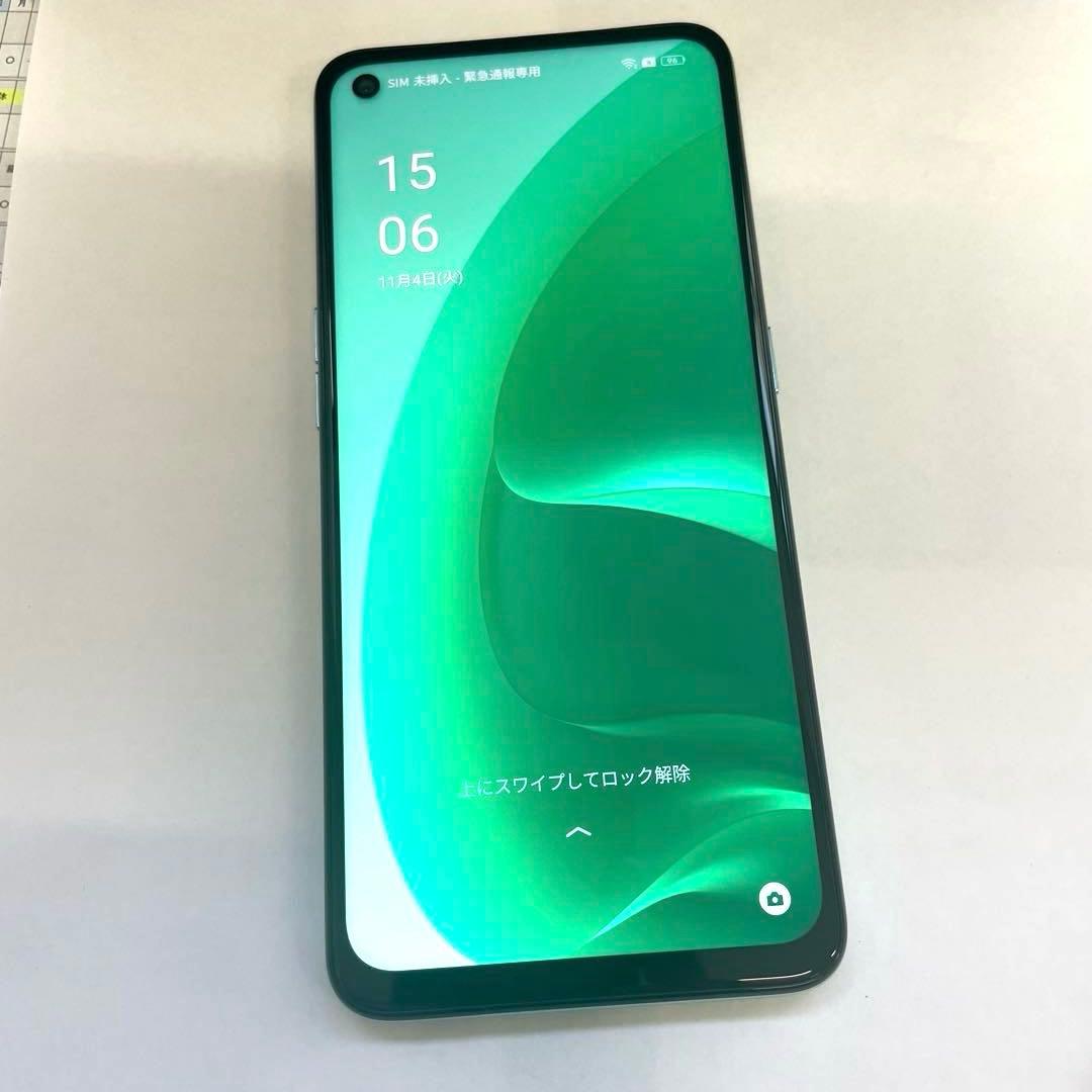 【H】OPPO A55s 5G 64GB グリーン CPH2309 SIMフリー