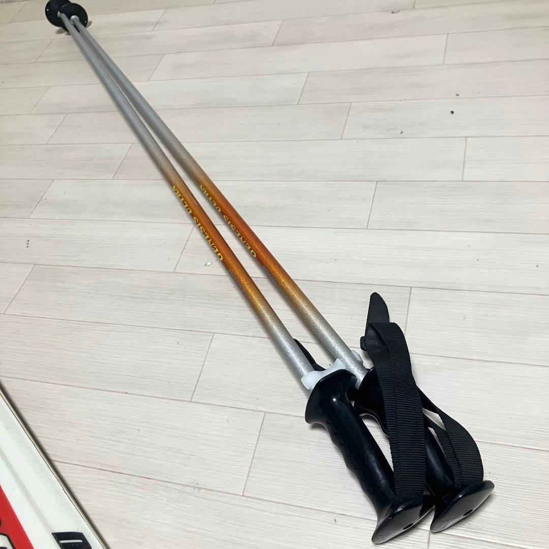 【良品】NORDICA SPITFIRE ノルディカ スキー162cmストック付