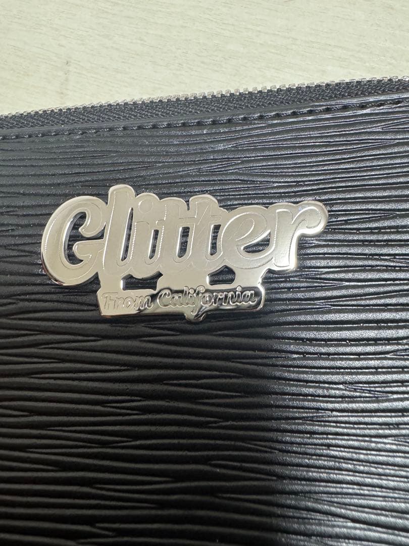 Glitter ブラックショルダーバッグ