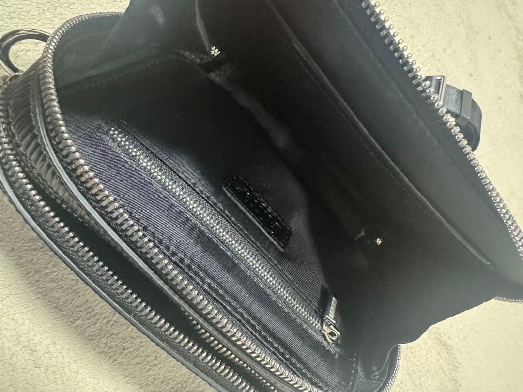 Glitter ブラックショルダーバッグ