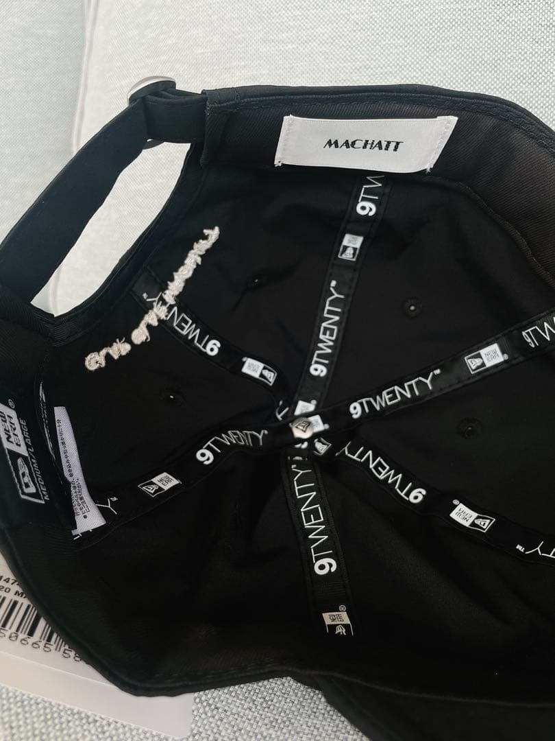 『NEWERA×MACHATT』9TWENTYキャップ(ブラック)ニューエラ