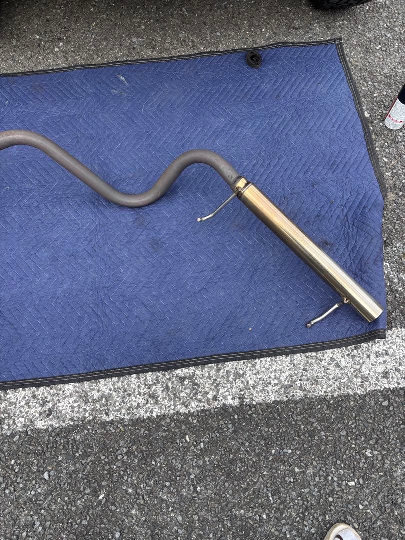 エスポワール製・ジムニーjb23・右出し跳ね上げ爆音マフラー