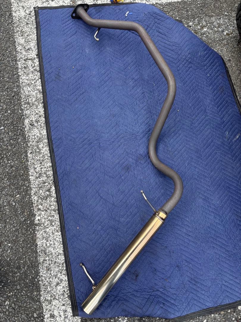 エスポワール製・ジムニーjb23・右出し跳ね上げ爆音マフラー