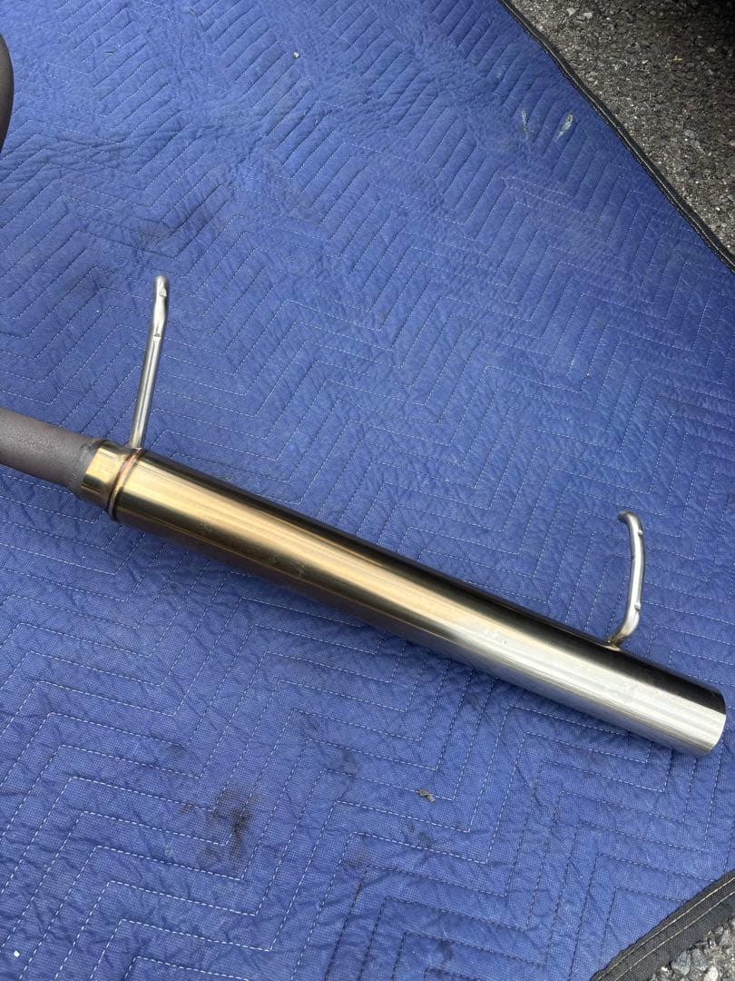 エスポワール製・ジムニーjb23・右出し跳ね上げ爆音マフラー