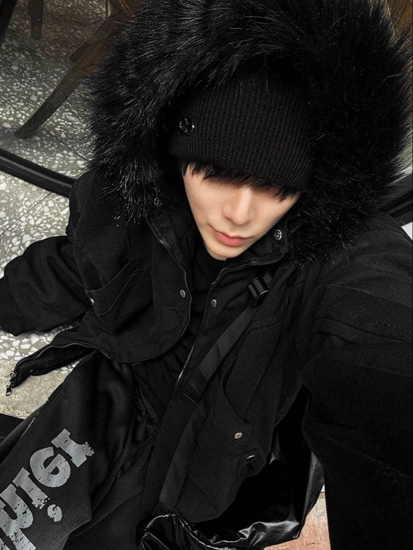 ジャケット・アウター COSYHARU Semi-Crop Fur SIL Winter Jumper