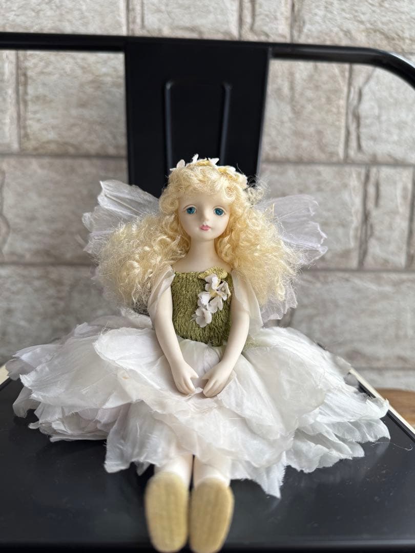 【レア 若月まり子さん創作】お花の妖精人形♪エルフィンフローリービスクドール