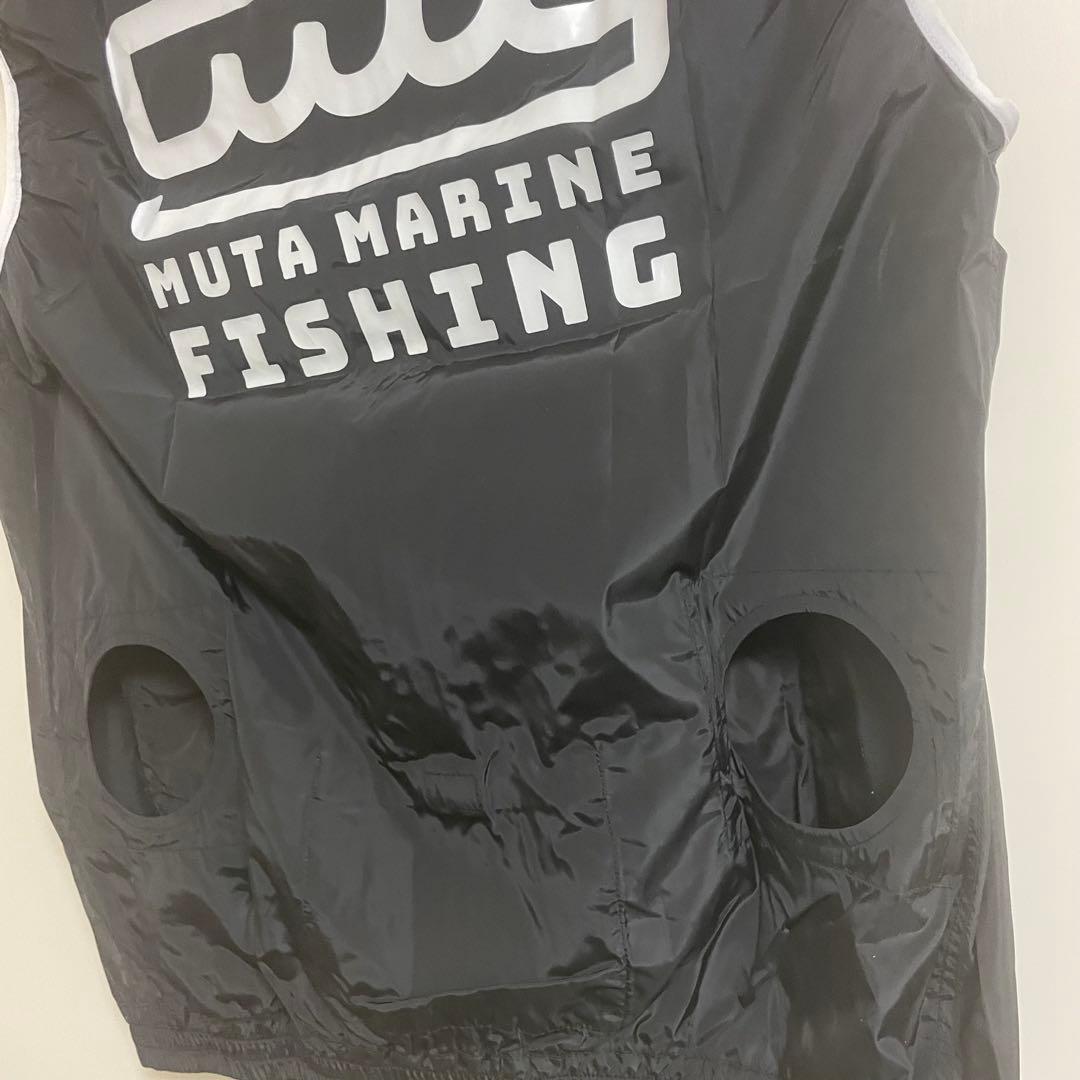 新品未使用　ムータ　muta marine 空調服　ベスト　XL ブラック　黒