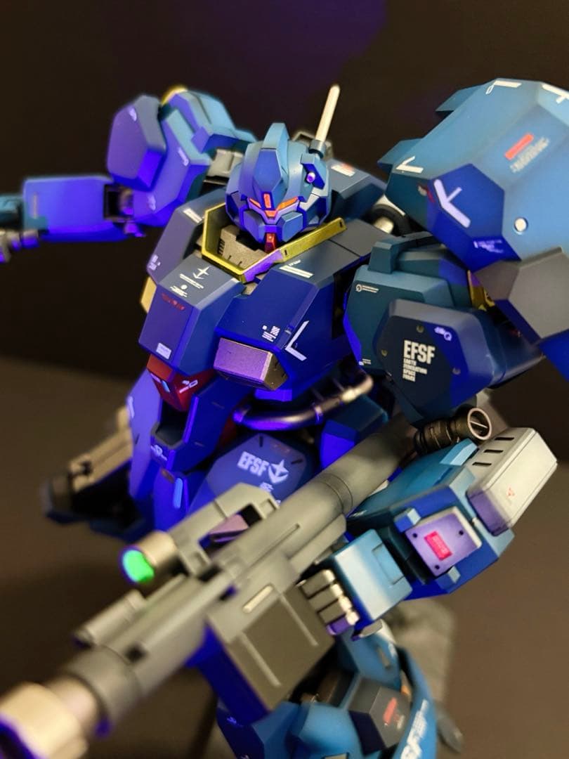 た*ま様 HG グスタフカール00型　全塗装完成品　台座付属