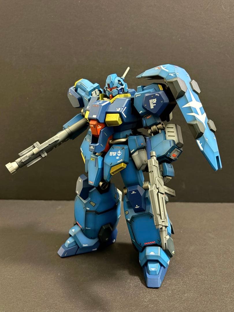 た*ま様 HG グスタフカール00型　全塗装完成品　台座付属