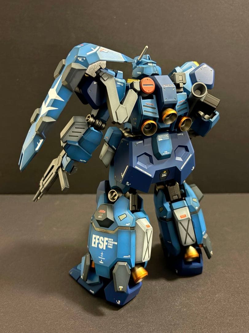 た*ま様 HG グスタフカール00型　全塗装完成品　台座付属