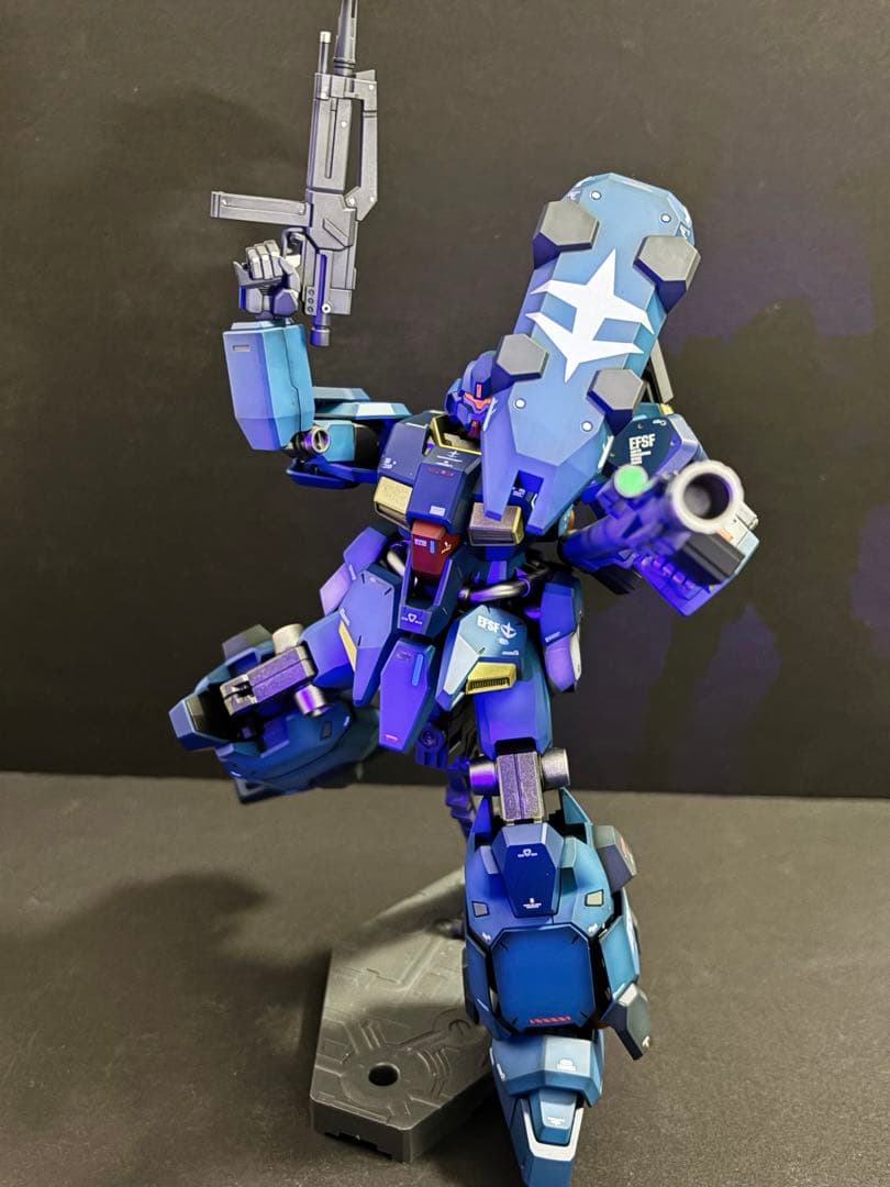 た*ま様 HG グスタフカール00型　全塗装完成品　台座付属