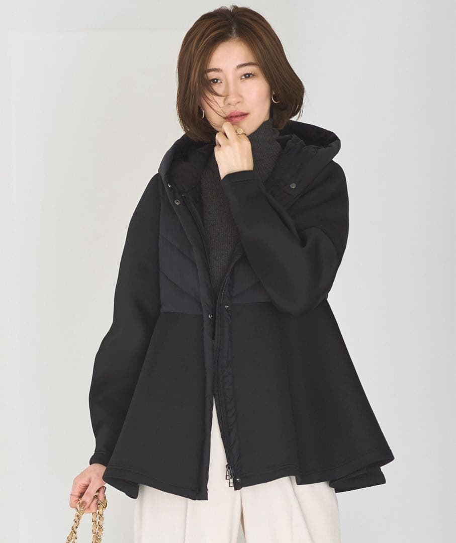 美品　3Lサイズ　ルイルエブティック　ダンボール　ライトダウン　ジャケット　黒