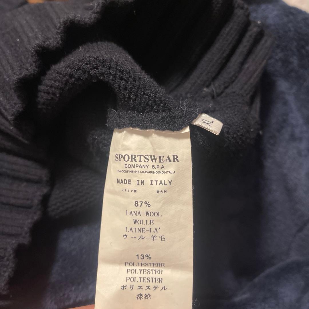 クリーニング済み　stone  ニットネイビー