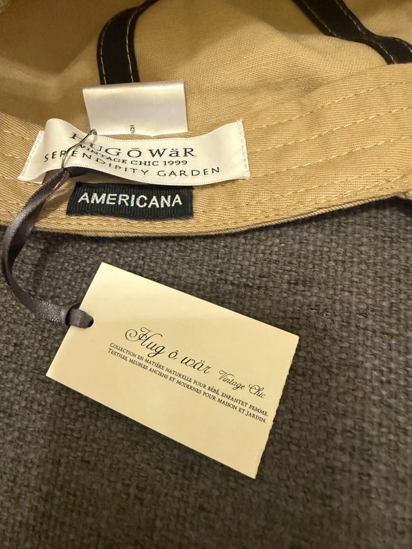 新品！！雅姫さん、AMERICANAコラボロゴキャップ ベージュ