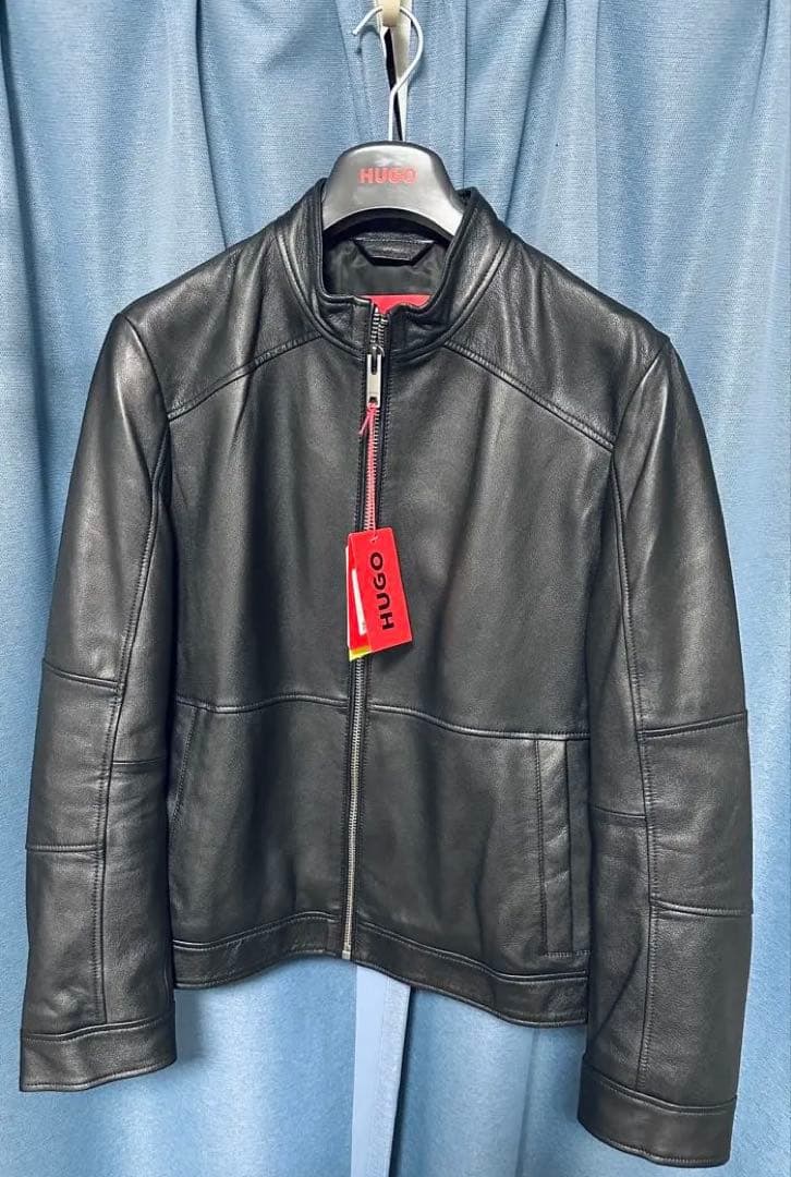 HUGO BOSS レザージャケット 山羊 ゴートスキン 革ジャン