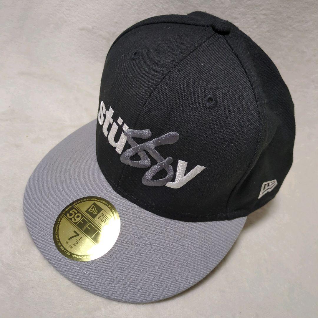 良品 STUSSY NEWERA 59FIFTY コラボ CAP クラウン 刺繍
