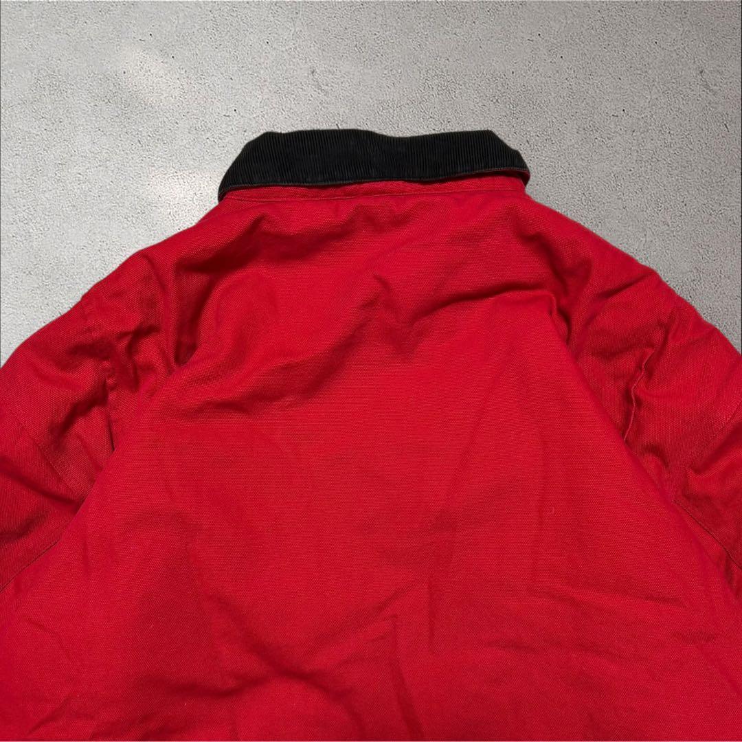 希少USA古着 00sデトロイトジャケットキルティングライナー襟コーデダック地