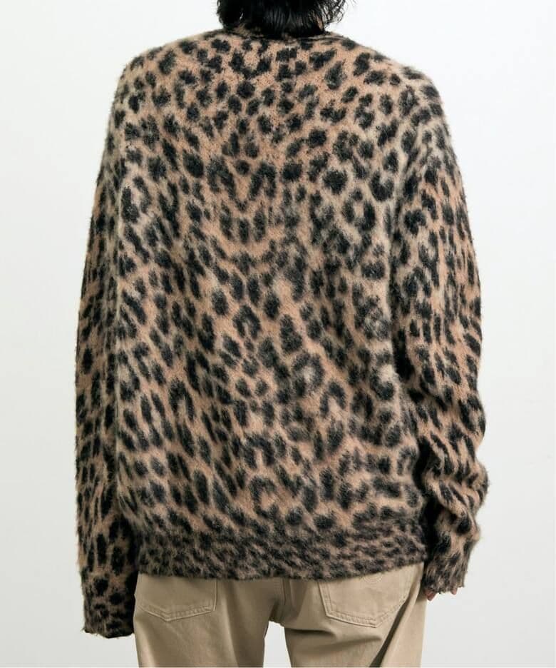 トップス LANEUS LEOPARD CARDIGAN