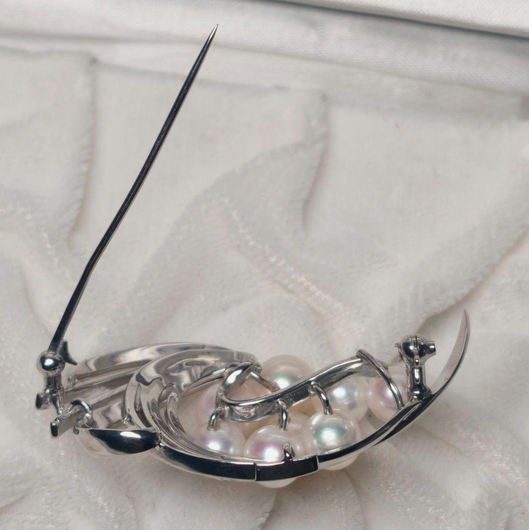 【極美品 最高級!!】ミキモト ブローチ パール フォーマル 8珠 皇室御用達