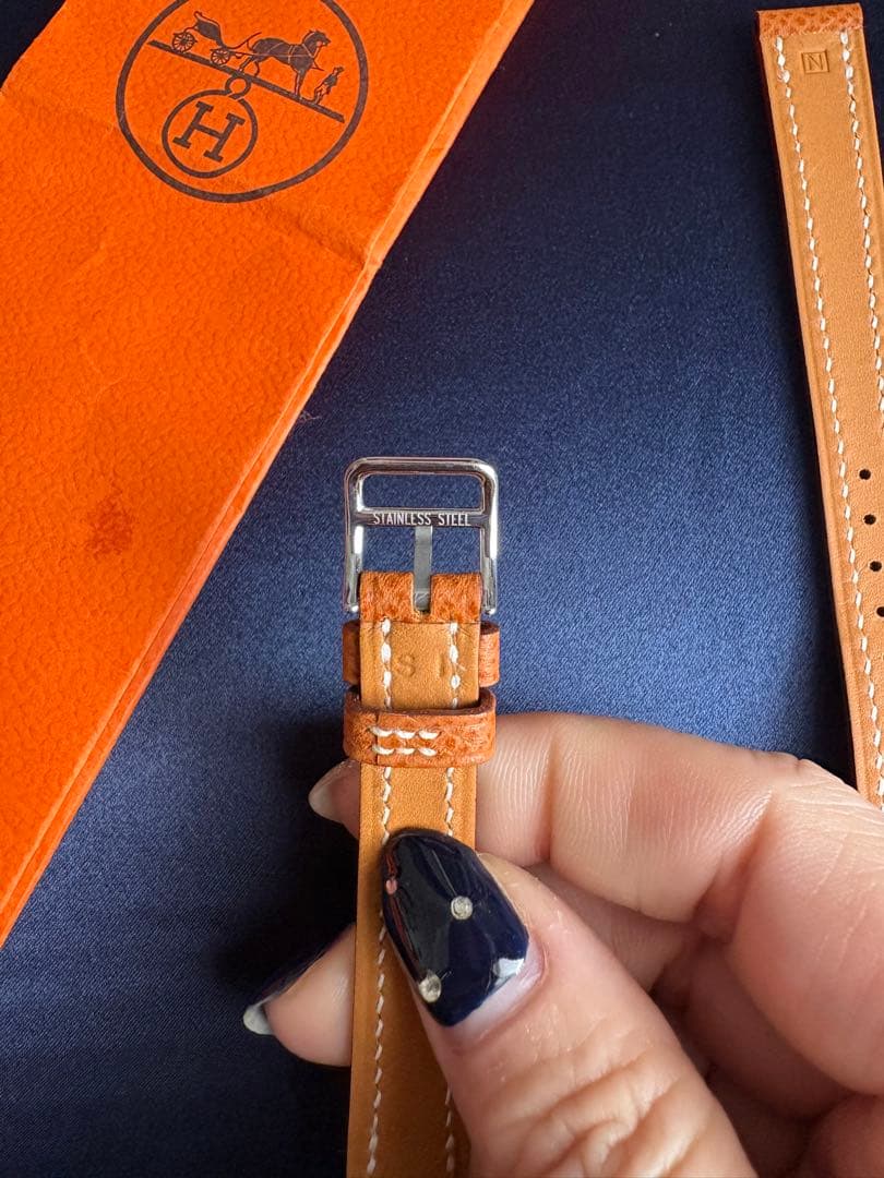 HERMES クリッパー レザーベルト