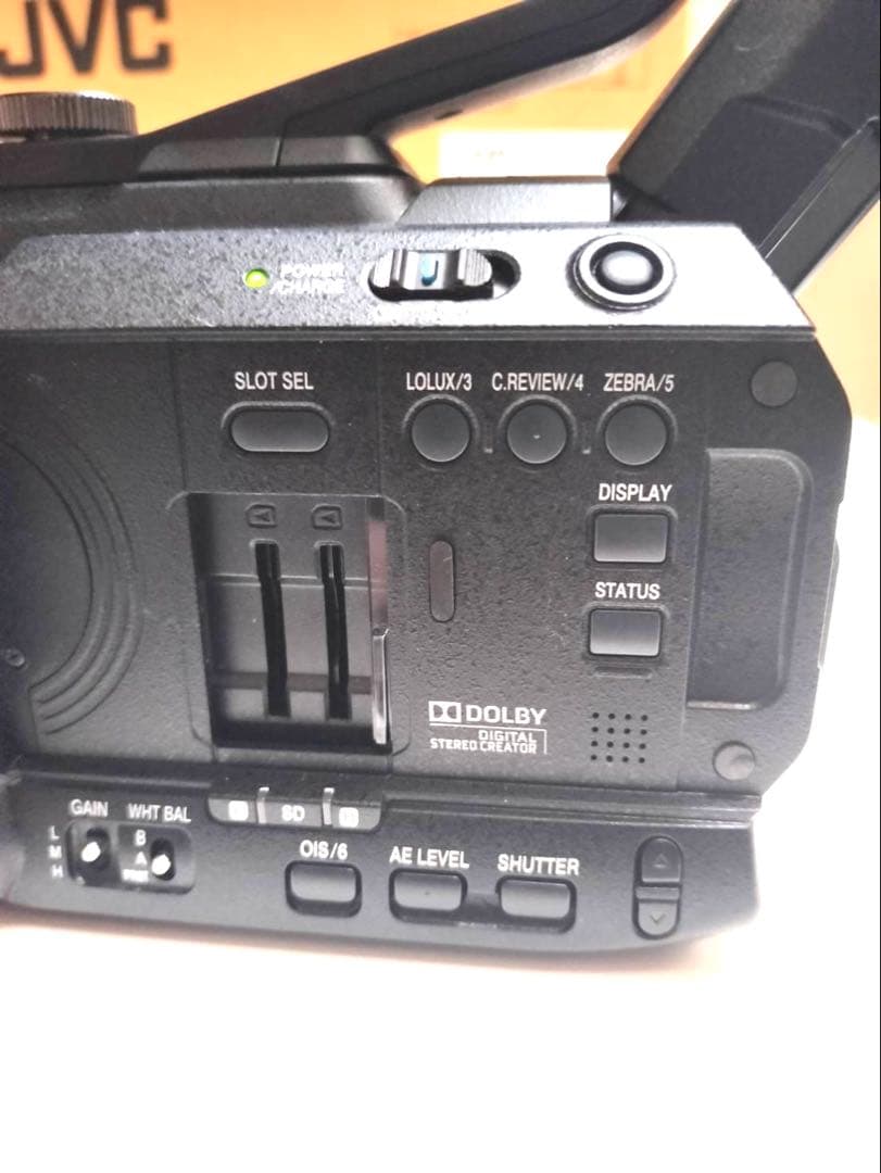 JVC GY-HM280業務用ビデオカメラ AZDENマイク バッテリー5個付き