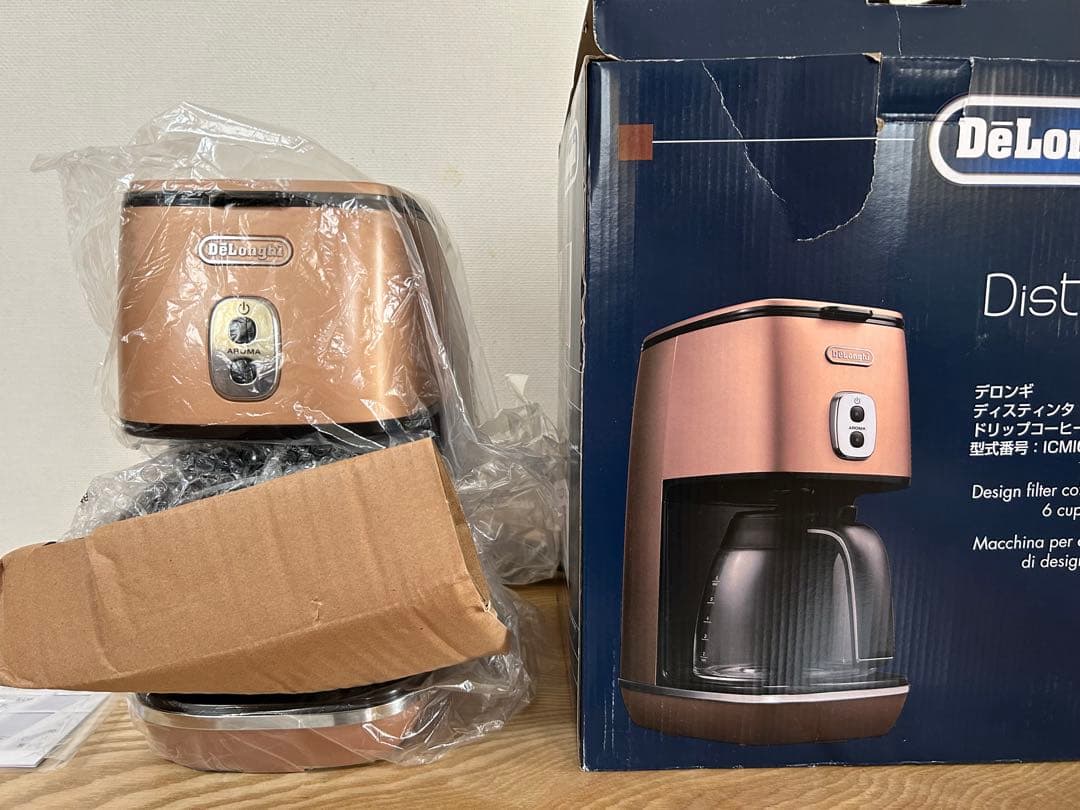 未使用◆デロンギ　ドリップコーヒーメーカー◆　ICMIO11J-CP