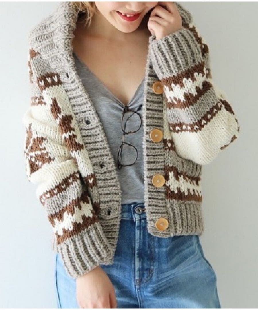 todayful カウチンニット　親子　お揃い