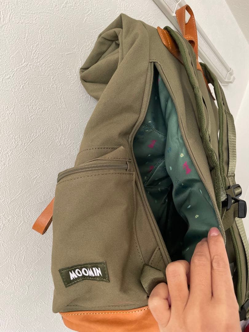 MOOMIN　スナフキン　旅人のリュックサック　　倉敷帆布