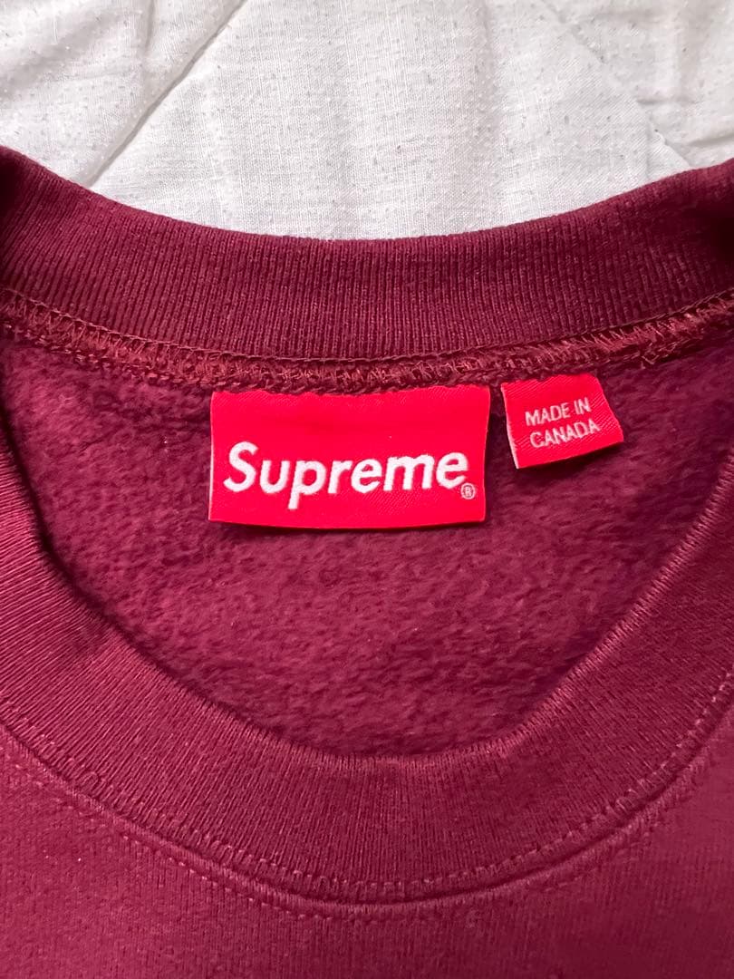 トップス Supreme 20AW Aerial Crewneck Burgundy