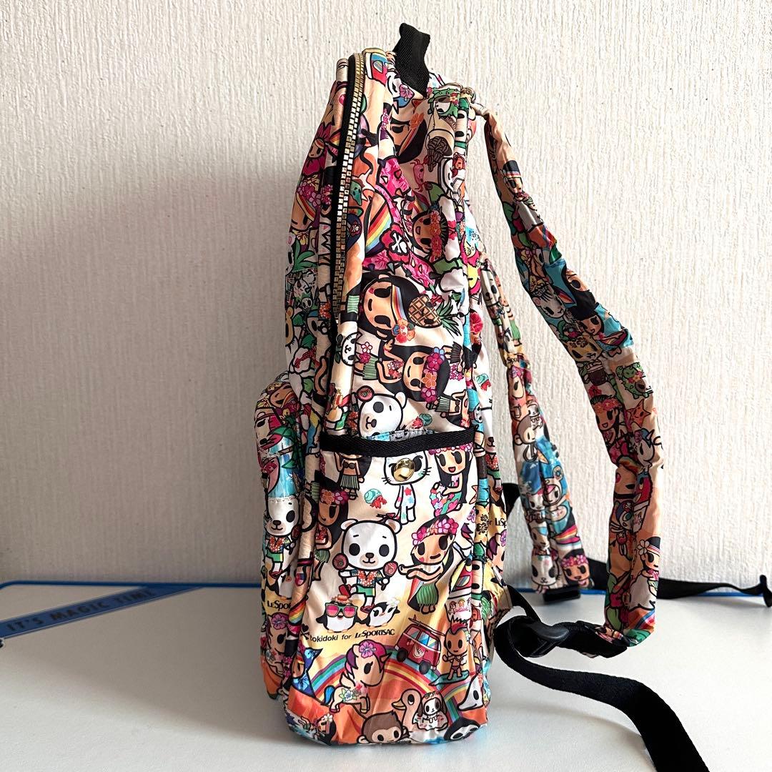 ハワイ限定品✨レスポートサック トキドキ リュックサック 大容量 チャーム付き