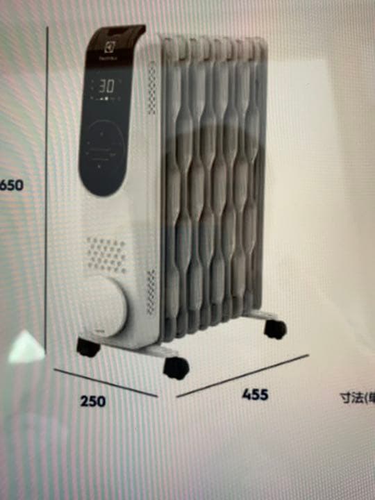 ELECTROLUX エレクトロラックス デジタルオイルヒーター EO12D10