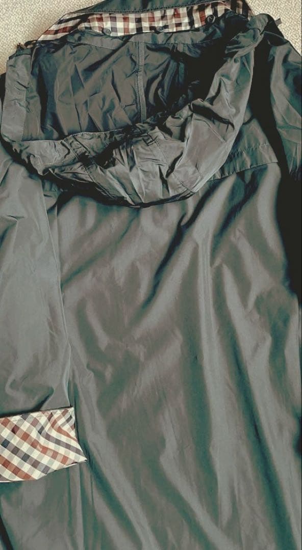 Aquascutum レディースダークグリーン レインコートM