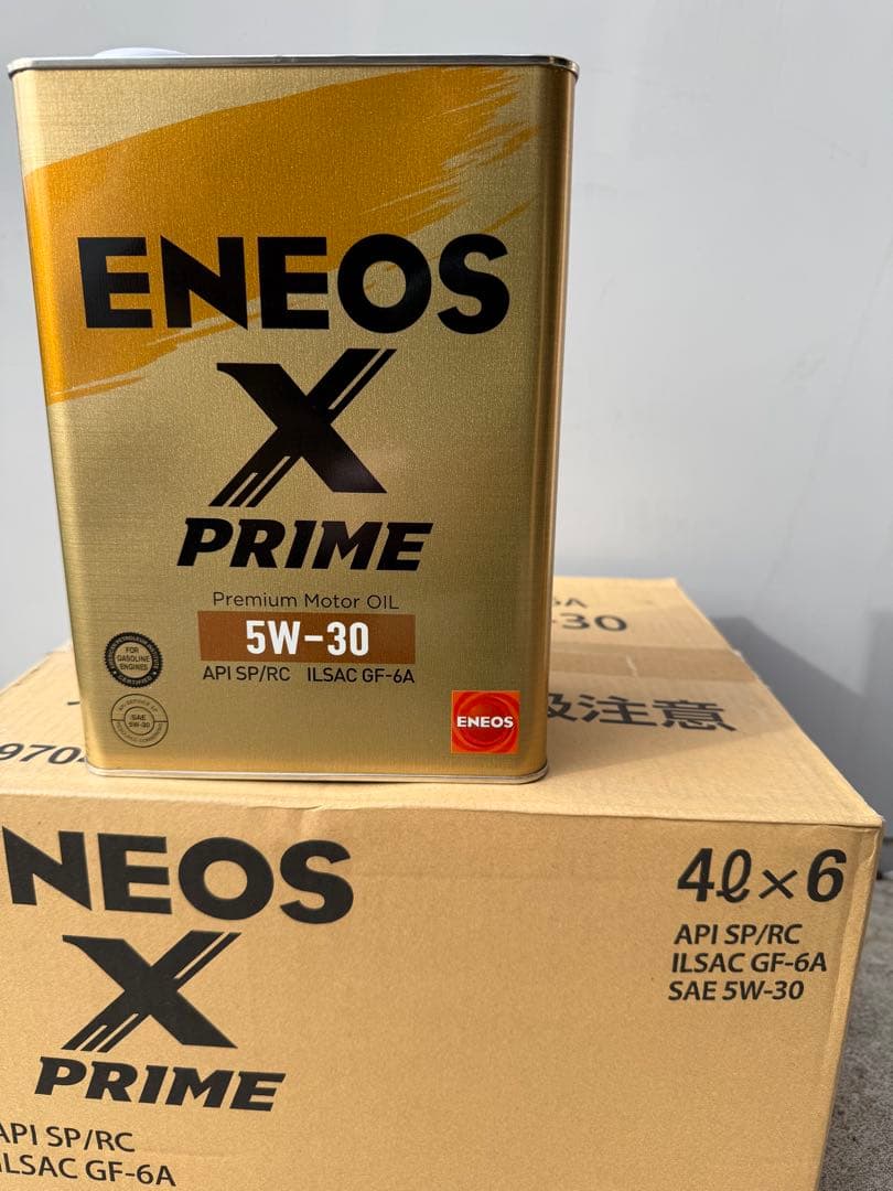 ENEOS X PRIME 5W-30 エンジンオイル 4L×6缶セット