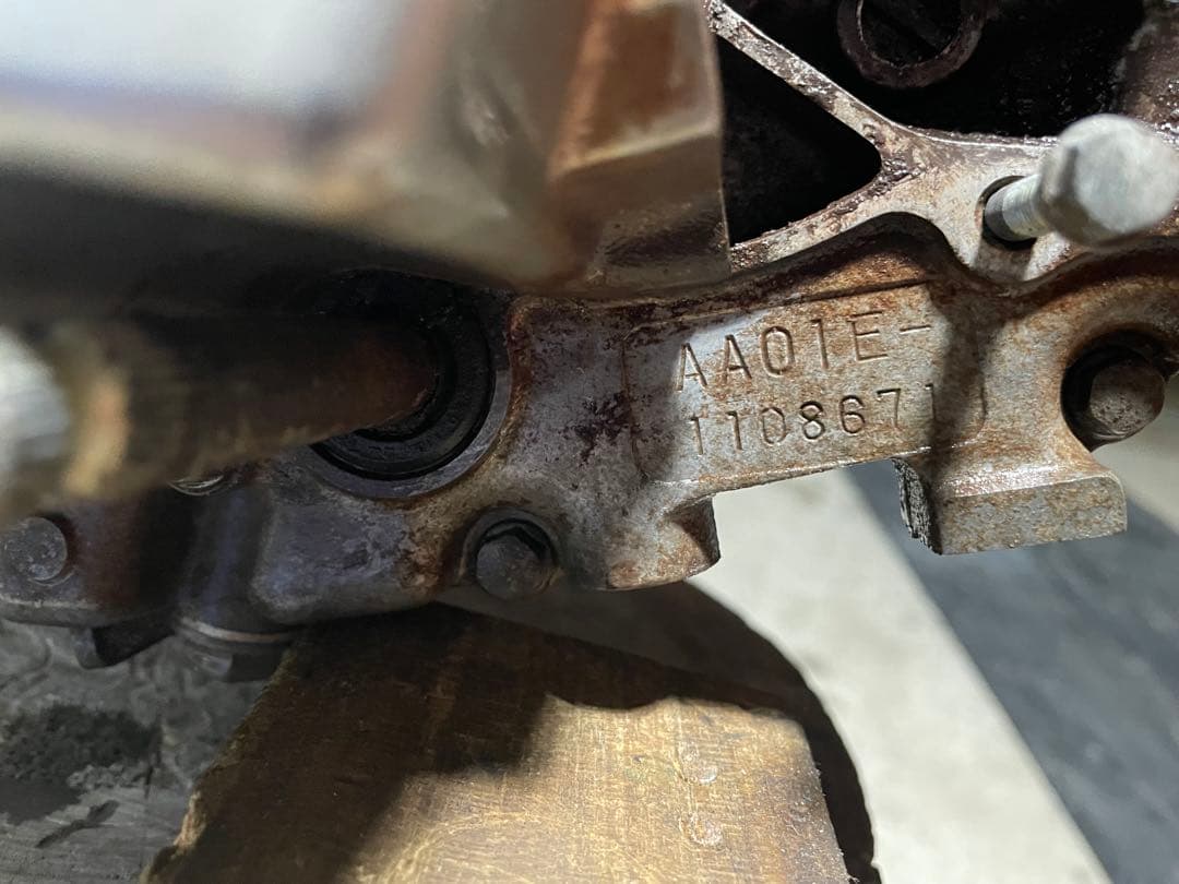 スーパーカブカスタム [AA01]キャブ車セル付4速 純正実動エンジン49cc