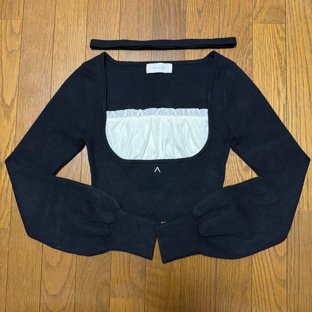 正規品　Andmary Mew frill tops
