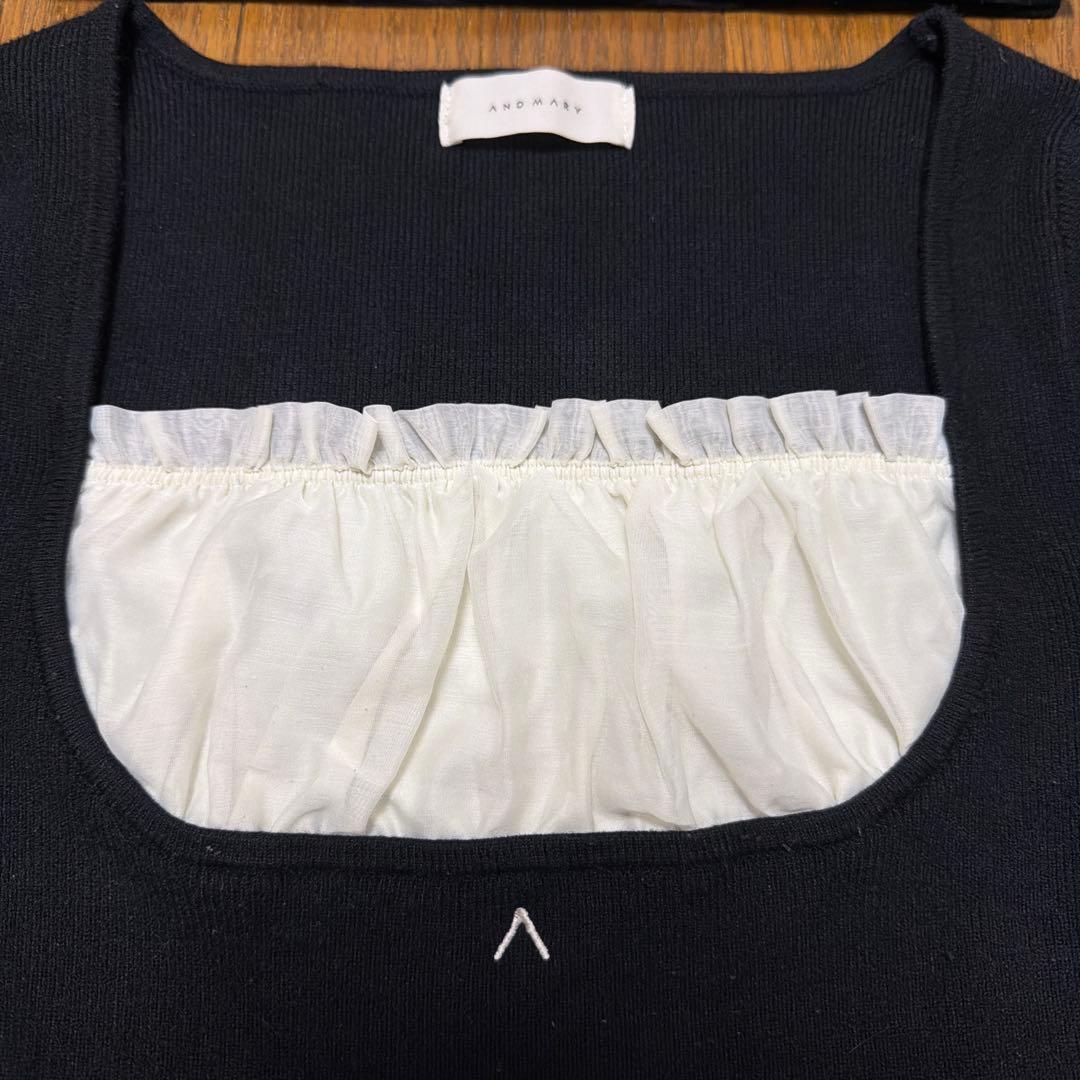 正規品　Andmary Mew frill tops
