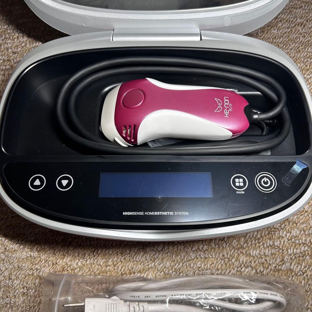 超美品 ケノン ver.4.1 kenon 脱毛 本体 カートリッジ未使用付き