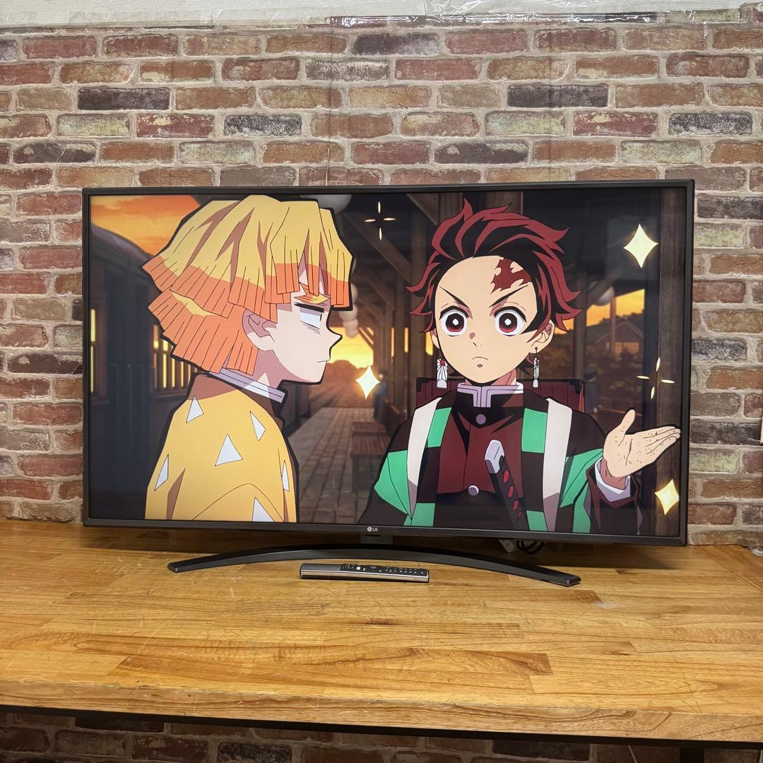 LG 50V型 4K液晶テレビ 50UM8100PJA スマートテレビ アプリ○