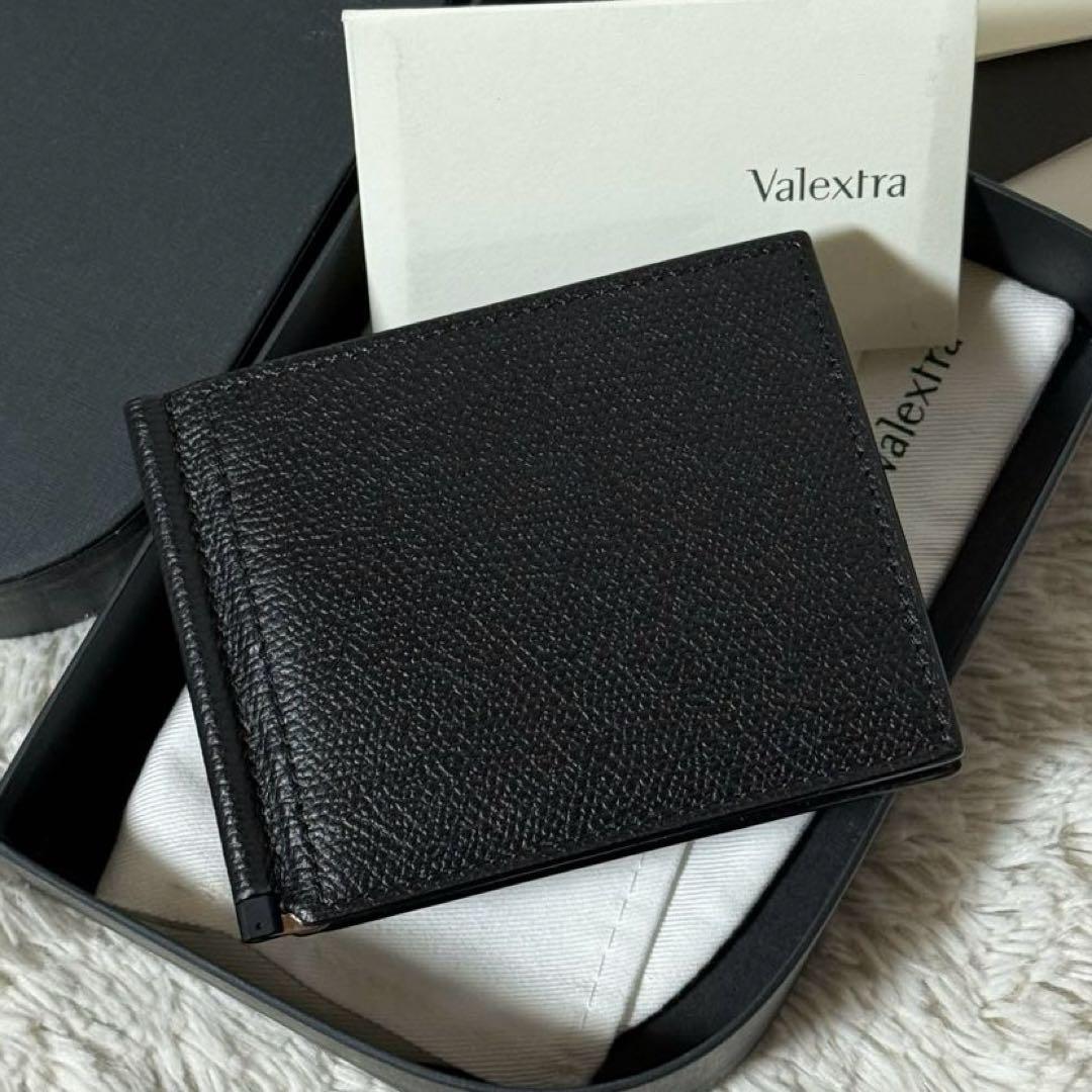 ⭐️新品未使用⭐️　Valextra　ヴァレクストラ　マネークリップ　ブラック