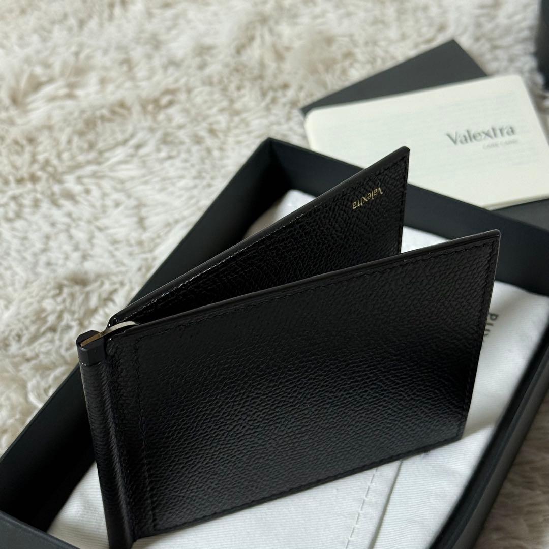 ⭐️新品未使用⭐️　Valextra　ヴァレクストラ　マネークリップ　ブラック