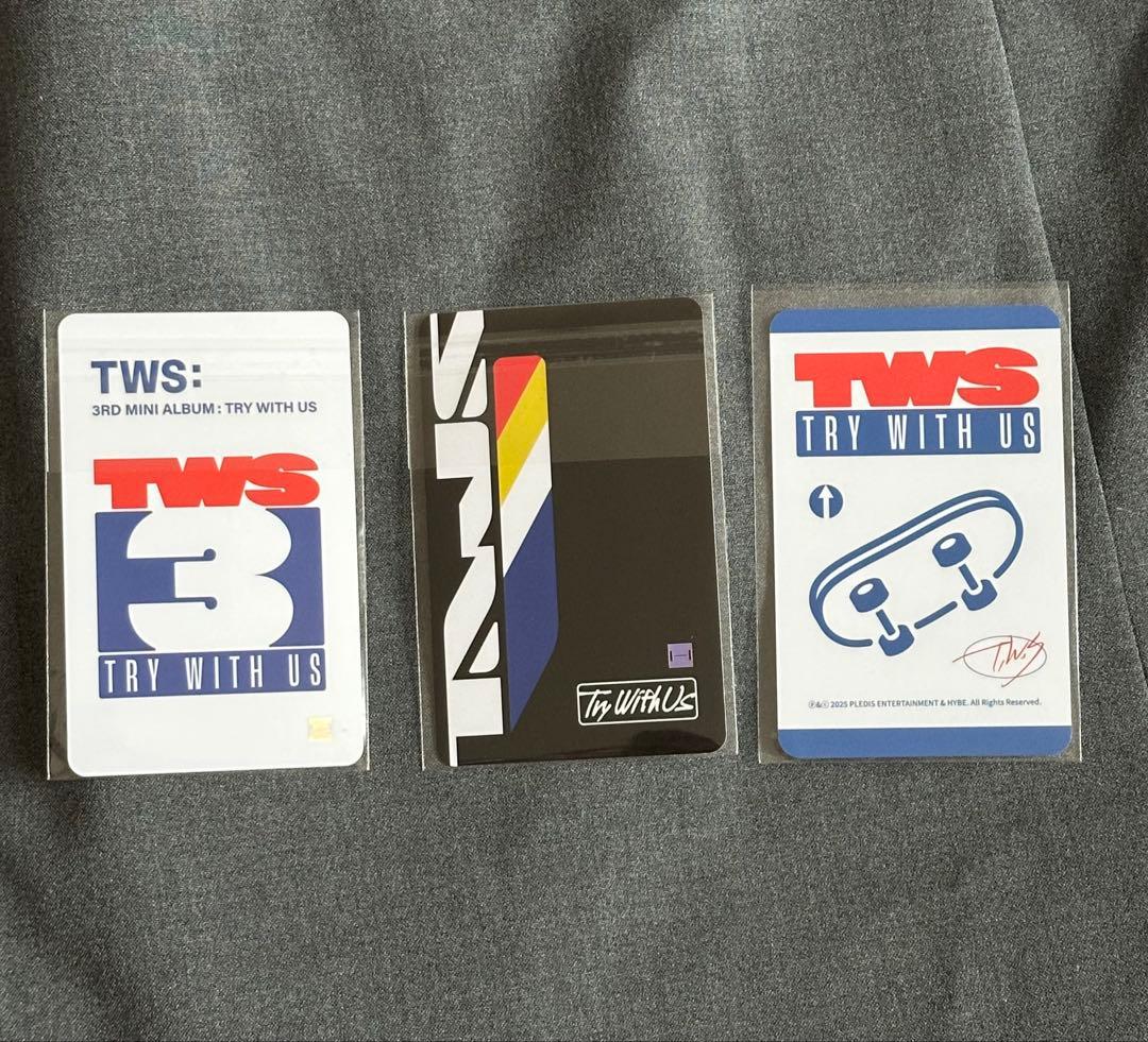 TWS シニュ withmuu ポップアップ ラキドロ 3枚