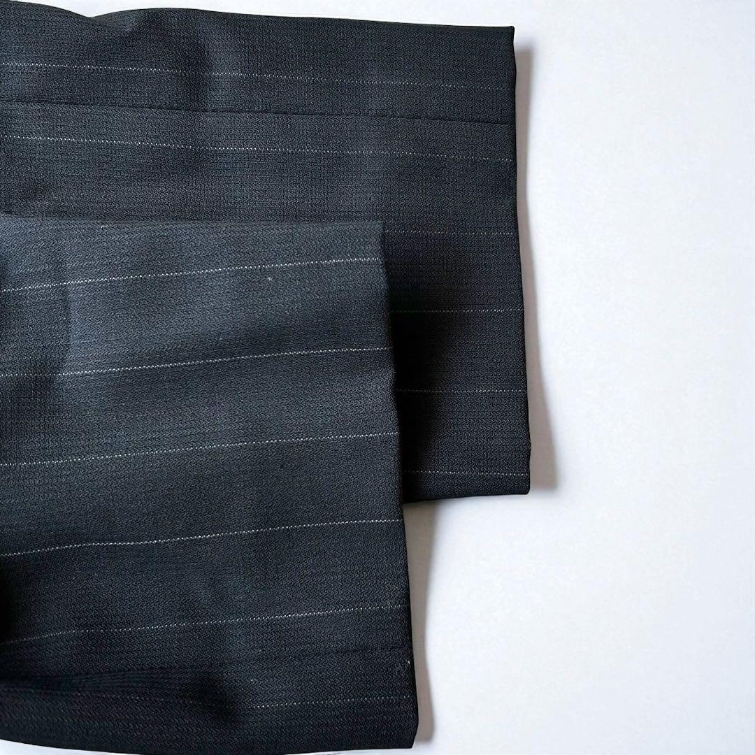 GIORGIO ARMANI ワンピース　バージンウール　ピンストライプ　黒