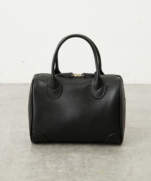 未使用☆パピヨネの牛革ミニボストンバッグ