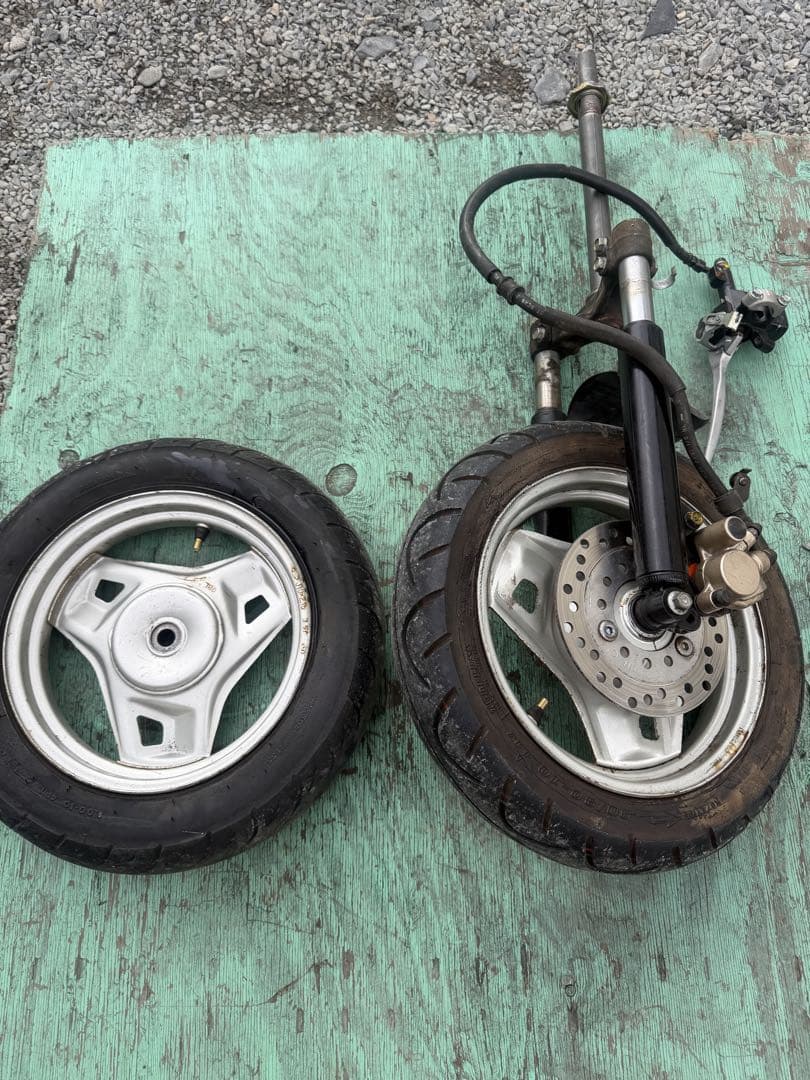 ライブディオ AF34 35 ディスクブレーキフロントフォーク 一式フルセット