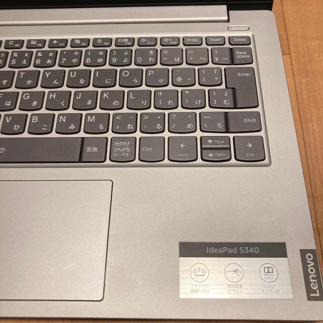 Lenovo IdeaPad S340-14WL SSD バッテリー残量約86%
