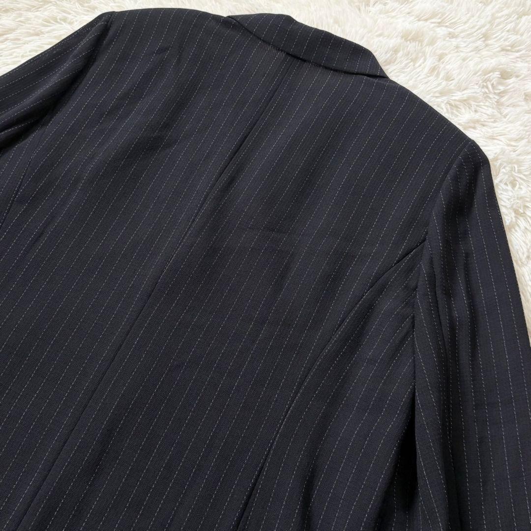 極美品 レリアン スーツ セットアップ ストライプ 春夏用 大きいサイズ 17+